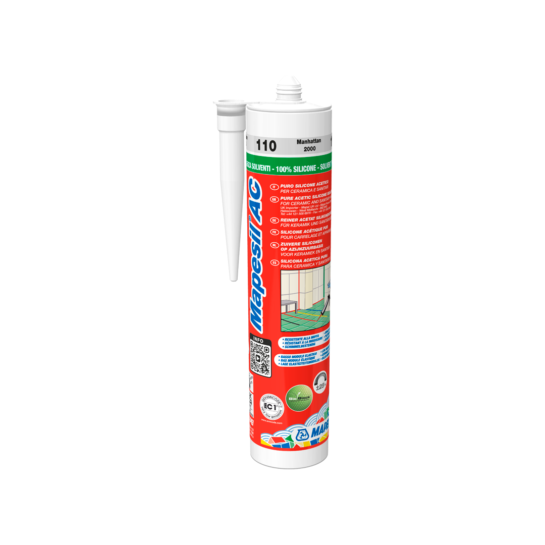 Mapei Mapesil AC – Mastic fongicide silicone pour joints de carrelage