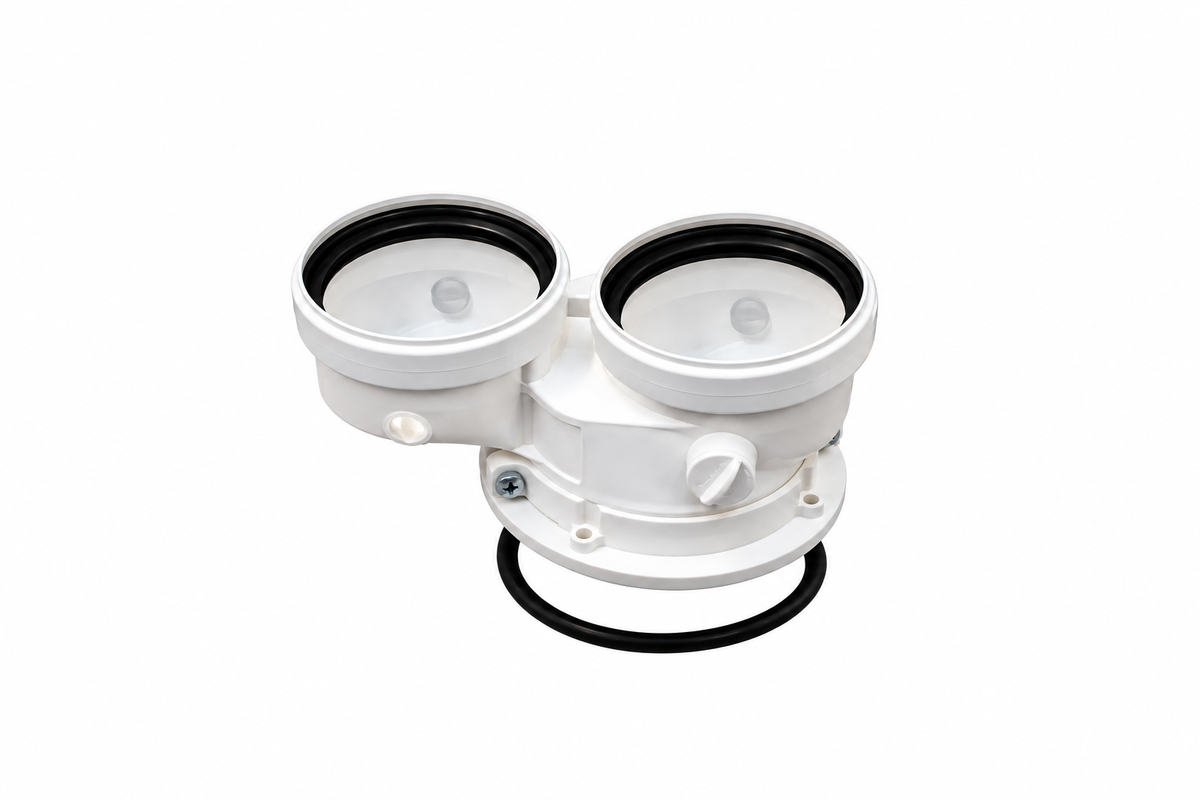 Kit Sdoppiato Scarico Fumi Ferroli 80/80 mm per Caldaie a Condensazione