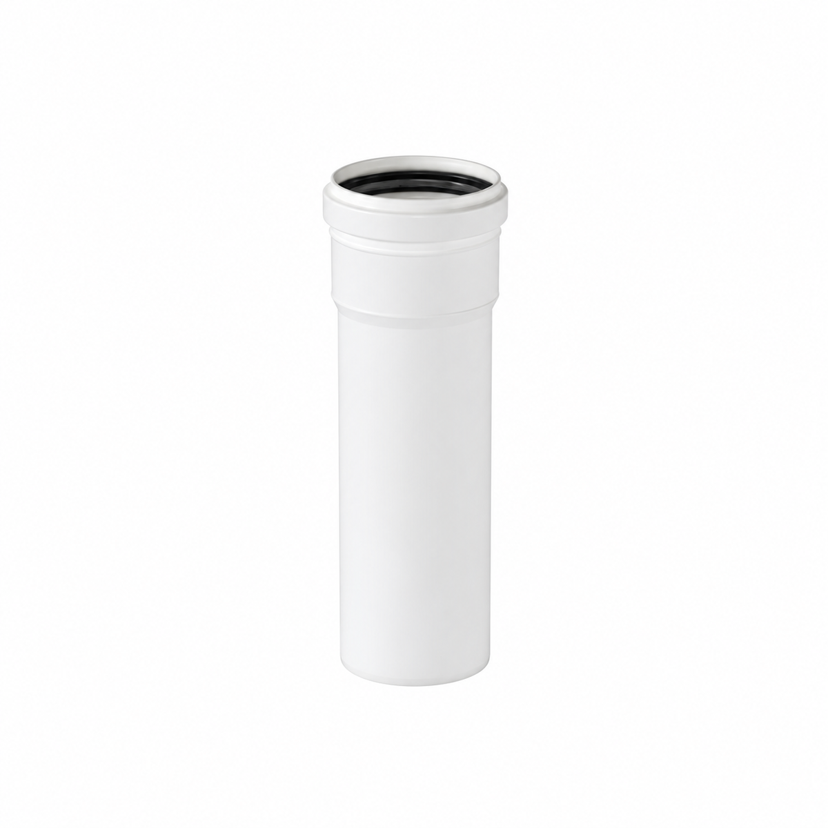 Tubo Lineare Rigido Scarico Fumi Ø80 mm in Polipropilene PPS per Caldaie