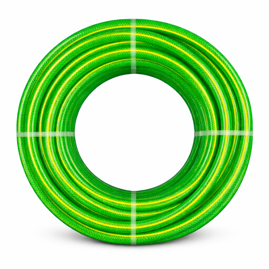 Tubo Giardino Fitt Mint 25 mm x 25 m – Tubo Irrigazione PVC 4 Strati Retinato Antialga Anti UV