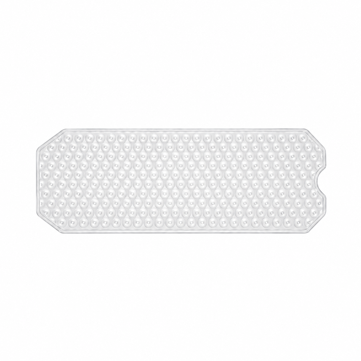 Tappeto Antiscivolo per Vasca da Bagno in PVC Trasparente 104x40 cm