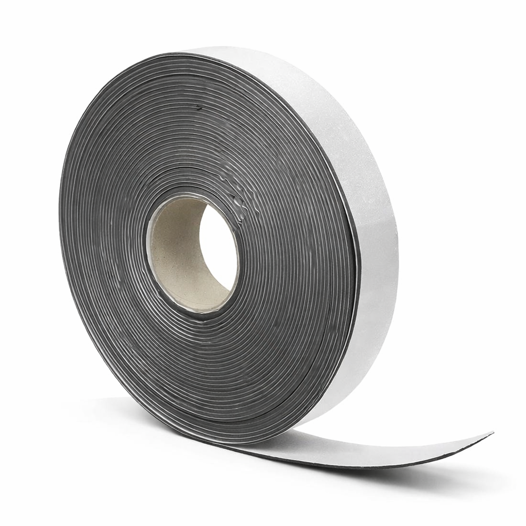 Nastro biadesivo in polietilene espanso per guarnizione – Rotolo 20 m – Larghezze 50 mm, 70 mm, 95 mm
