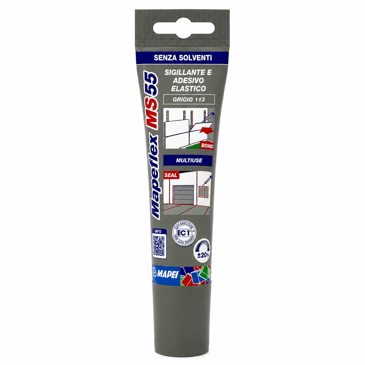 MAPEI Mapei Mapeflex MS 55 Sigillante e Adesivo Ibrido Elastico ad Alta Presa Iniziale – Interno ed Esterno