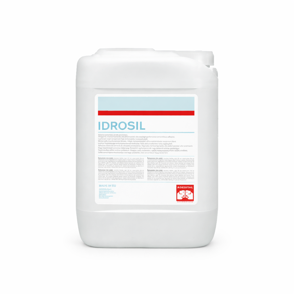 Adesital IDROSIL Impregnante Idrorepellente Trasparente per Pareti – Protettivo Antipioggia Traspirante per Intonaco, Pietra e Mattoni