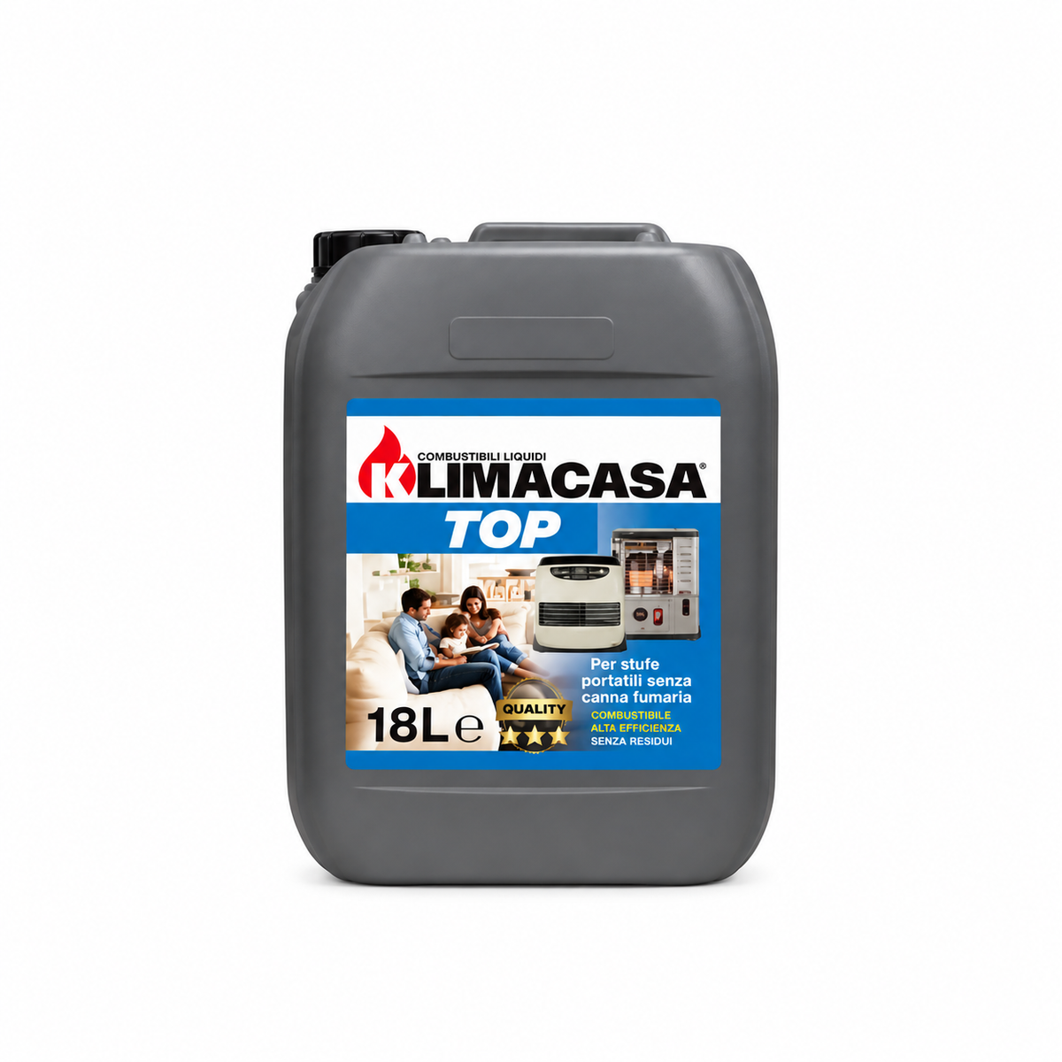 Combustibile Liquido per Stufe a Isoparaffina 18 Litri | Klima Top