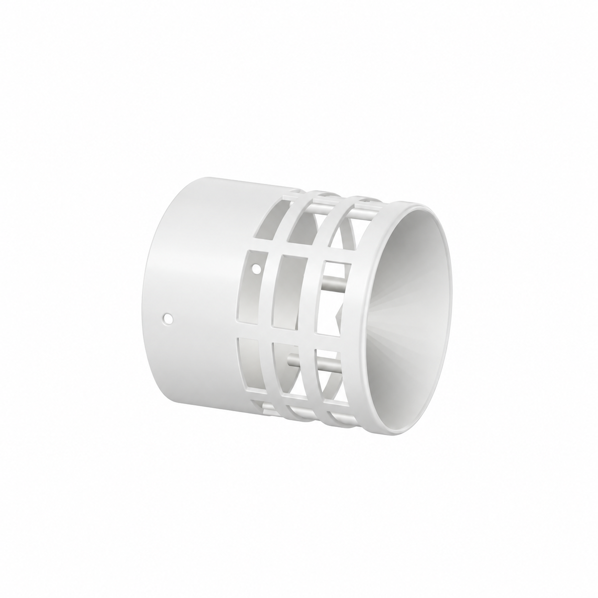 Terminale Scarico Fumi in Polipropilene Bianco Ø60/80 mm per Caldaie