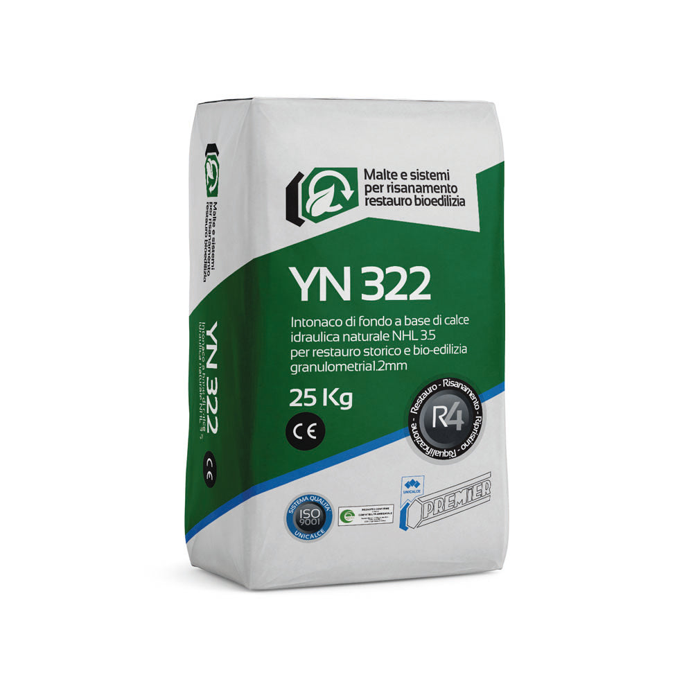 PREMIER - YN322 - Intonaco di Fondo a base di Calce Idraulica