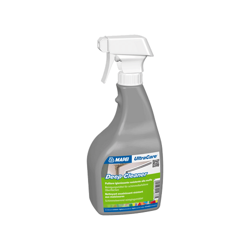 MAPEI Detergente Antimuffa UltraCare Deep Cleaner 750 ml – Rimozione Muffa Rapida per Pareti, Fughe e Ceramica