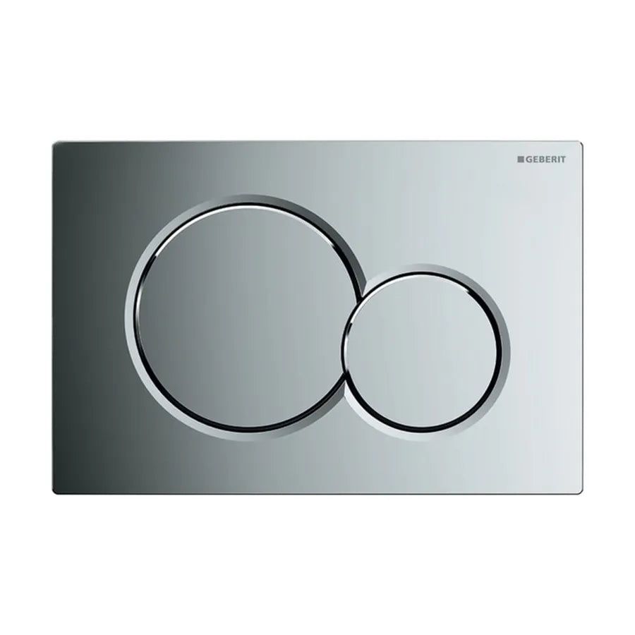 GEBERIT - Placca di comando cromata per cassette di scarico Geberit Sigma 8 - Sigma01 Round