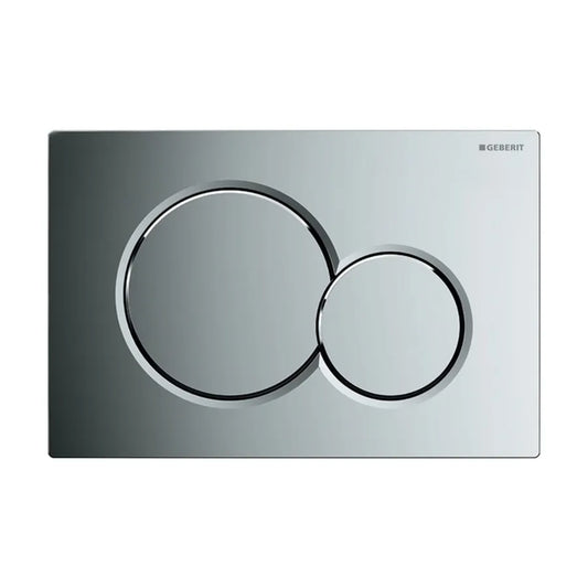 GEBERIT - Placca di comando cromata per cassette di scarico Geberit Sigma 8 - Sigma01 Round
