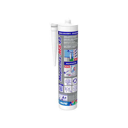 MAPEI Mapeflex MS 45 Sigillante Adesivo Elastico Universale – Impermeabile Verniciabile per Giunti e Incollaggi Edili