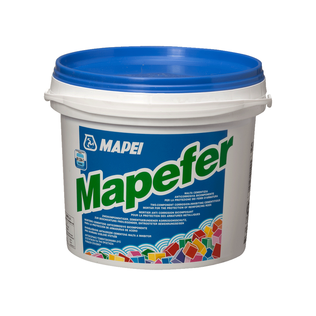 MAPEI Passivante Anticorrosivo Mapefer / Mapefer 1K Zero – Protezione Ferri d’Armatura per Ripristino Calcestruzzo