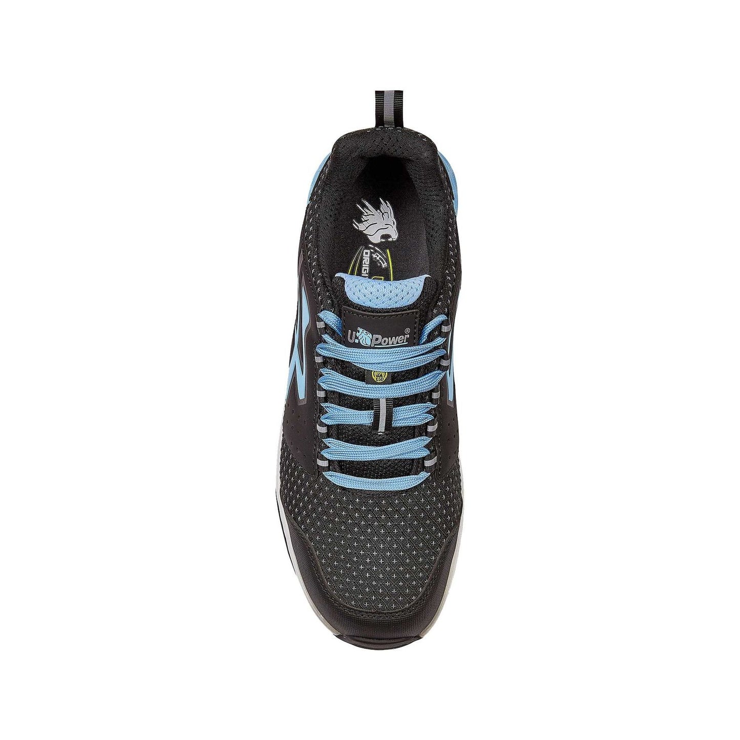 U-POWER VHAGAR S3S ESD Scarpe Antinfortunistiche Red Stratos Metal Free Nero/Blu