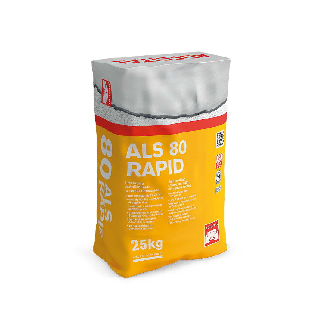 ALS 80 Rapid – Autolivellante a Presa Ultrarapida per Sottofondi 3–30 mm