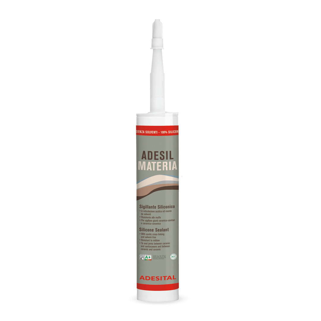 Adesil Materia – Sigillante Siliconico Colorato 310 ml per Sigillature Elastiche