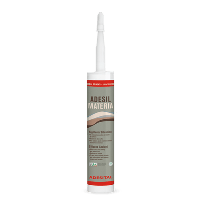 Adesil Materia – Sigillante Siliconico Colorato 310 ml per Sigillature Elastiche