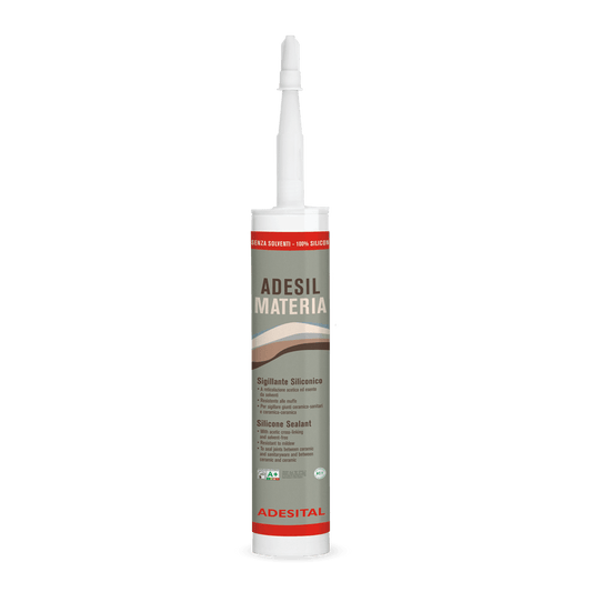 Adesil Materia – Sigillante Siliconico Colorato 310 ml per Sigillature Elastiche