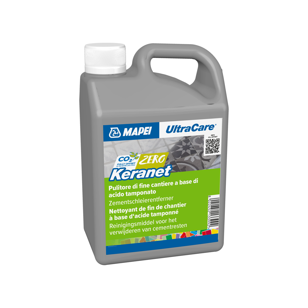 MAPEI Ultracare Keranet – Pulitore Acido Concentrato per Residui Cementizi