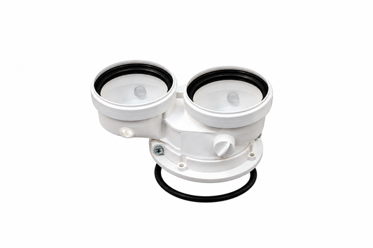 Kit Sdoppiato Scarico Fumi Ferroli 80/80 mm per Caldaie a Condensazione