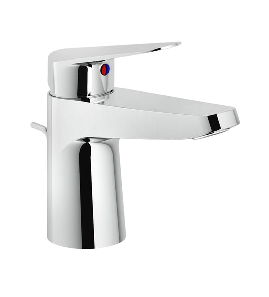 Miscelatore Lavabo Monocomando Cromo Lucido - Serie Ragusa - Made In Italy
