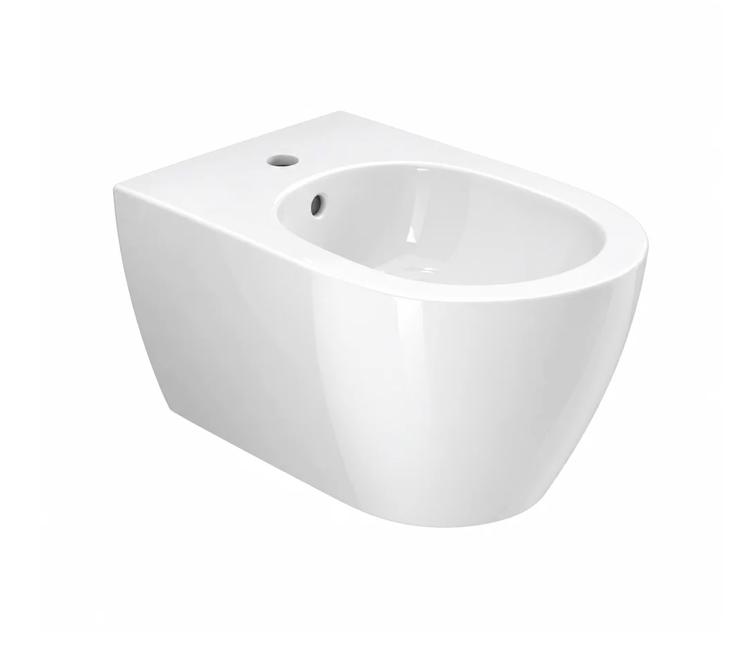 Set Sanitari Sospesi Scarabeo Moon 50,5x36 cm – WC Clean Flush Senza Brida + Bidet + Sedile Incluso