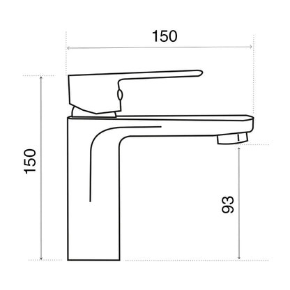 Set Miscelatori Lavabo e Bidet Cromati con Piletta e Flessibili - Serie HH