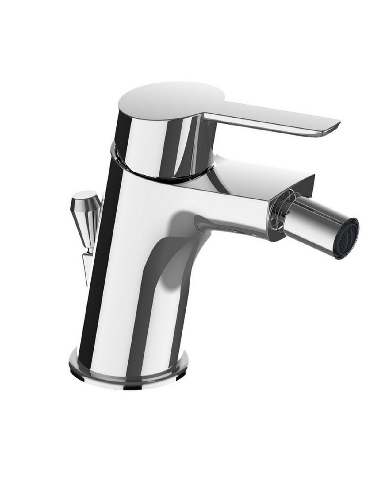 FRATTINI - Serie Caleo - Miscelatore Monocomando Bidet Cromato con Scarico 1”1/4 – Made in Italy