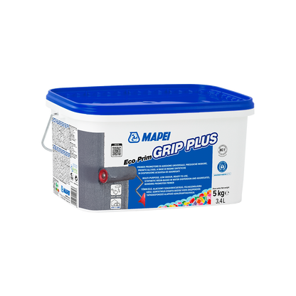 MAPEI Eco Prim Grip Plus – Apprêt acrylique à haute adhérence pour surfaces difficiles