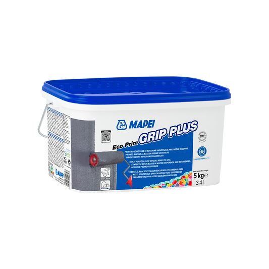 MAPEI Eco Prim Grip Plus – Primer acrilico ad alta adesione per superfici difficili