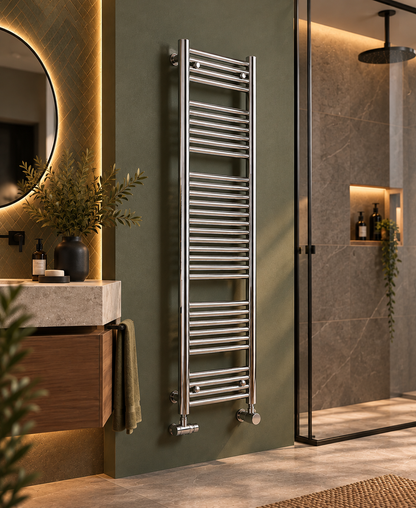 Zehnder - Termoarredo Scaldasalviette 1856x500 Cromato Interasse 450 | Aura