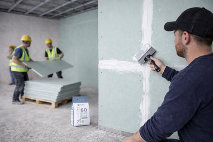 Gyproc EvoPlus 60 – Stucco in Polvere per Giunti Cartongesso, Finitura Q1-Q4