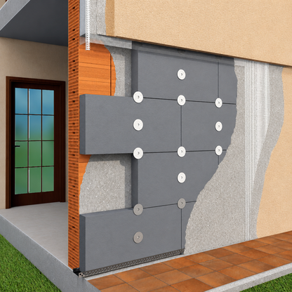 Pannello EPS - Spessore 6 cm - 100x50 cm - Isolante Termico Polistirolo Espanso – Pacco da 5 mq (10 Lastre)