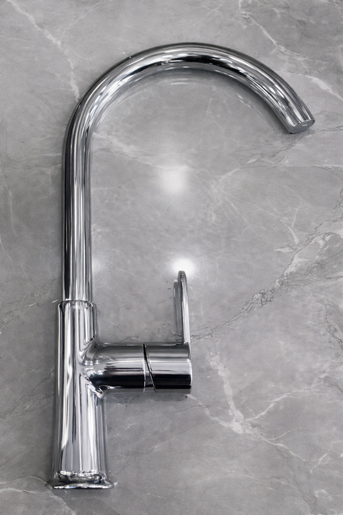 Miscelatore Lavello Cucina Monocomando con Canna Girevole Cromato – Serie Amalfi