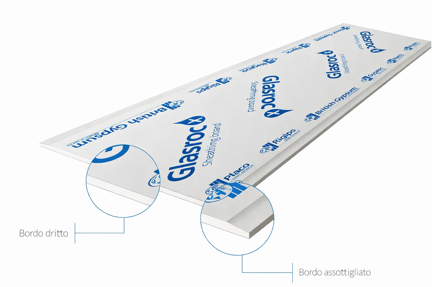 GYPROC Lastra Cartongesso per Esterno Glasroc X 13 – Spessore 12,5 mm