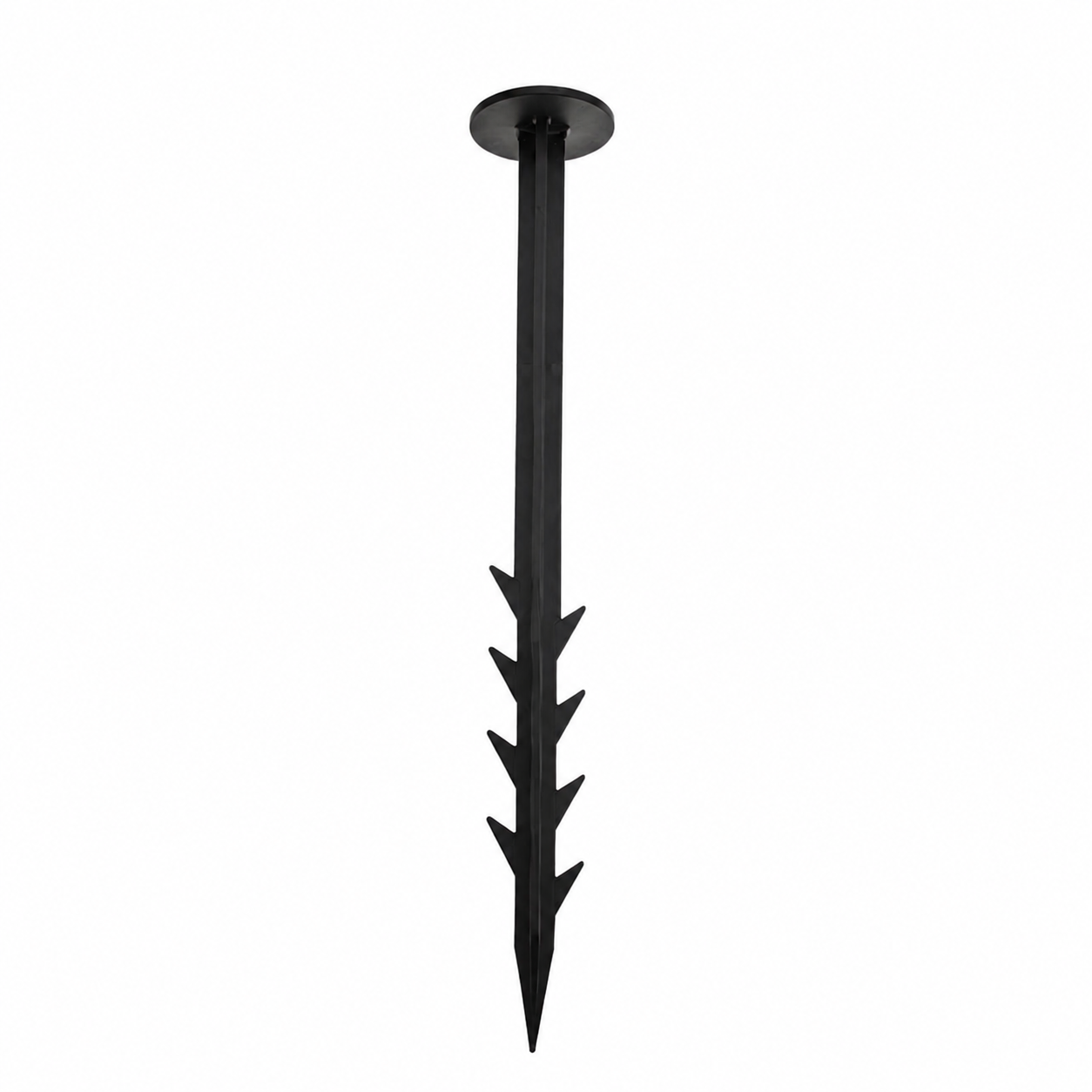 Pacco Chiodi Fissaggio Telo Pacciamatura 20 cm con Alette – Picchetti in Plastica per Teli e Reti – Testa 4,5 cm – 100 Pezzi