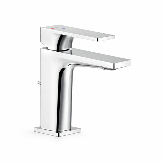 NOBILI serie SEVEN - Miscelatore Lavabo Cromato con Scarico 1”1/4 e Aeratore Anticalcare