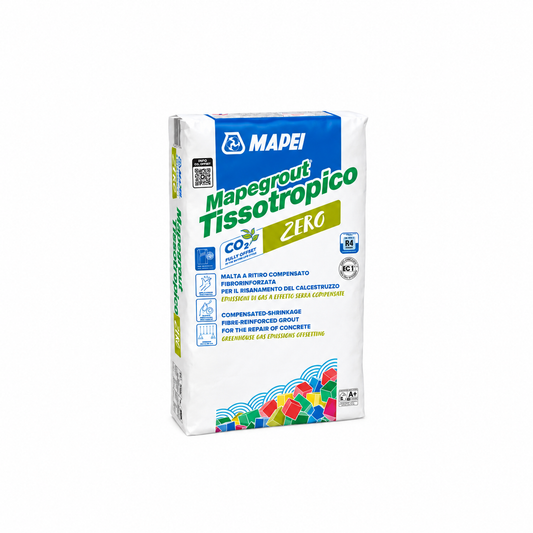 Mapei Mapegrout Tissotropico 25 kg – Malta Fibrorinforzata R4 per Ripristino Strutturale del Calcestruzzo