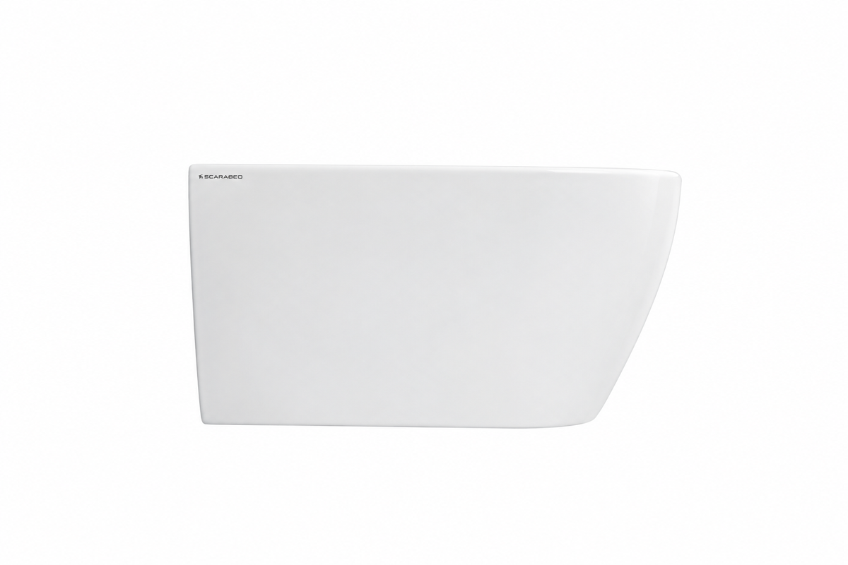Bidet Sospeso Scarabeo Moon 50,5x36 cm – Monoforo in Ceramica Bianca