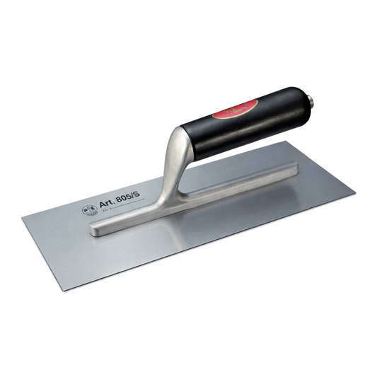 Frattone Modello Americano Saldato 280×120 mm con Manico in Legno – Lama Liscia in Acciaio