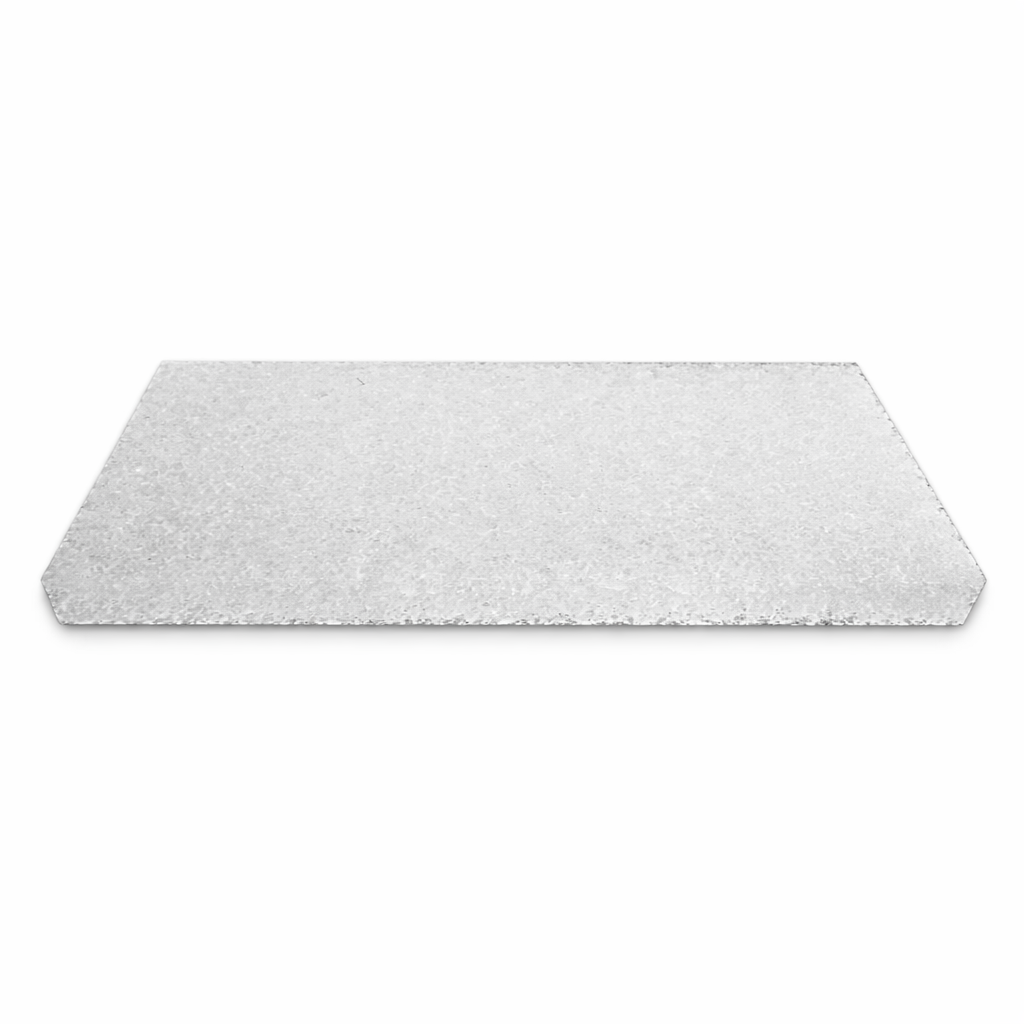 Tampone in Feltro Bianco 25x12 cm Spessore 2 cm – Bassa Abrasività Ricambio Frattazzo Tipo Raimondi