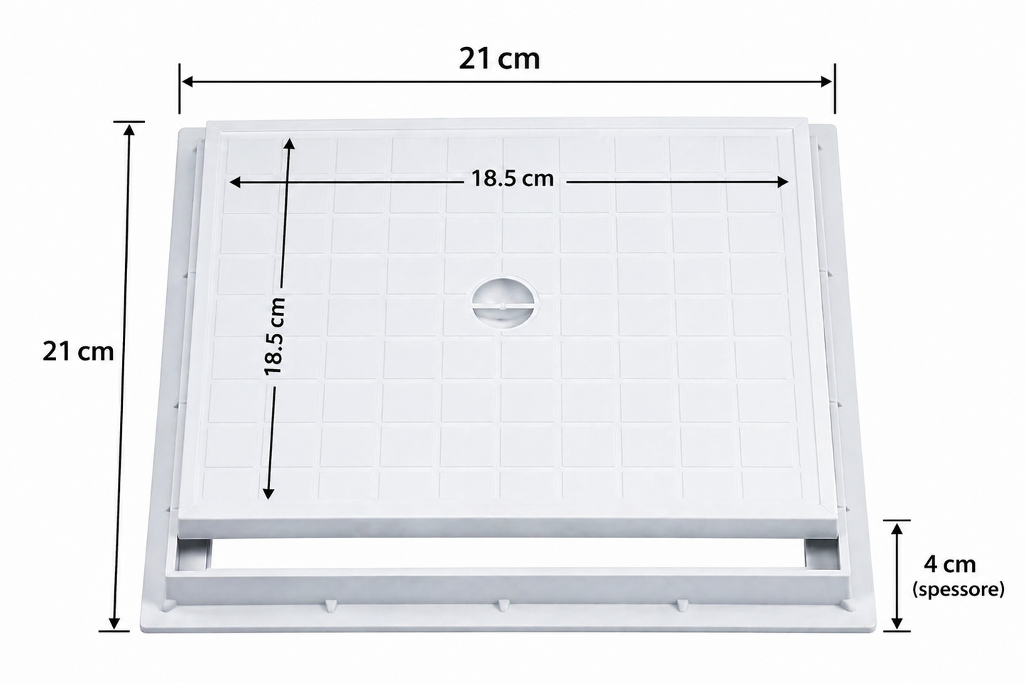 Couvercle de regard à cadre standard – Inspection interne et externe