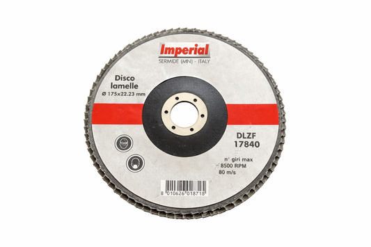 Disco Lamellare Ø175 mm per Ferro e Acciaio – Smerigliatrice Angolare Grande – Grane 36-40-60-80-100-120