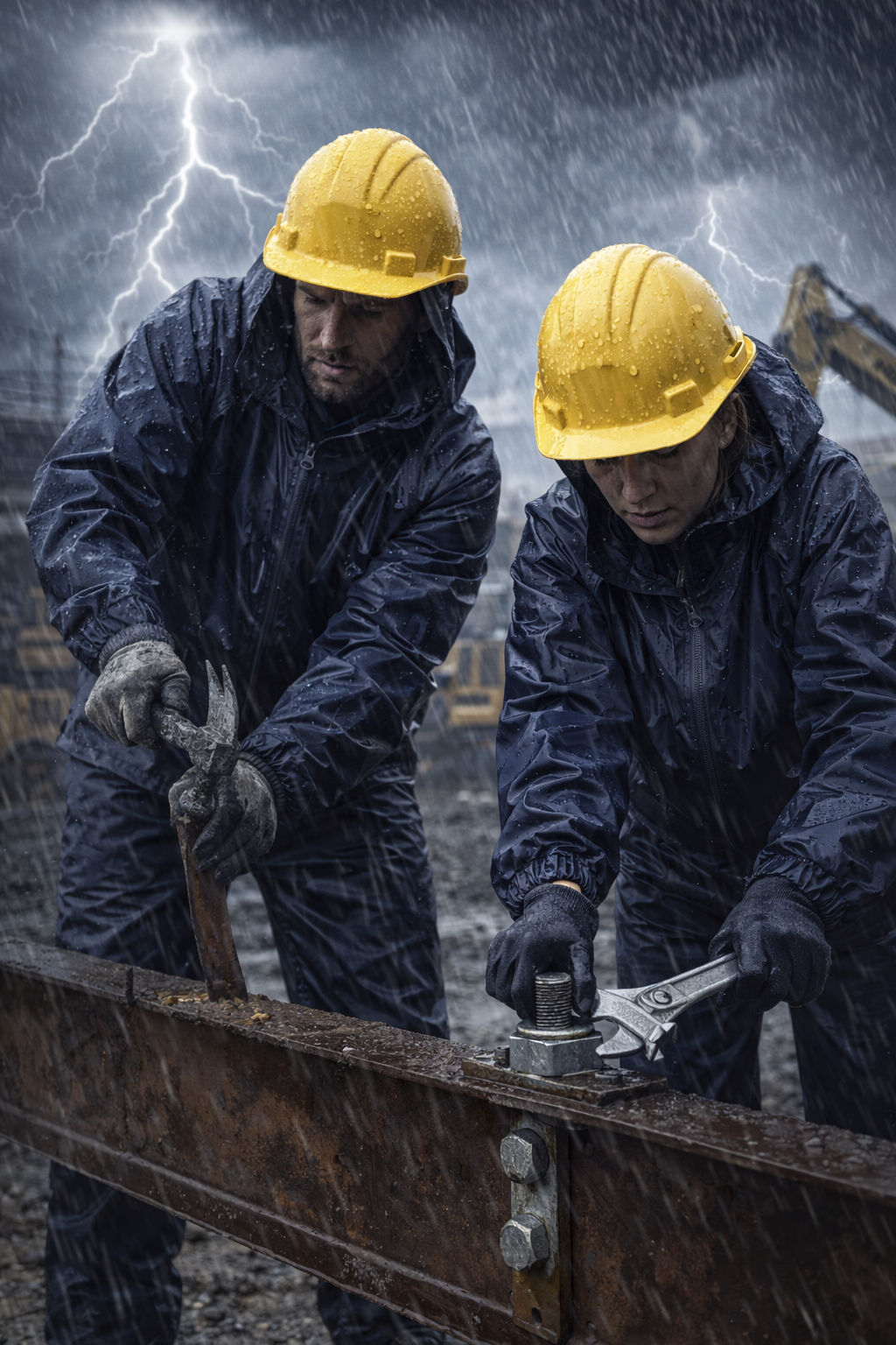 Cappotto Lungo Antipioggia Niagara Blu da Lavoro – Impermeabile Professionale