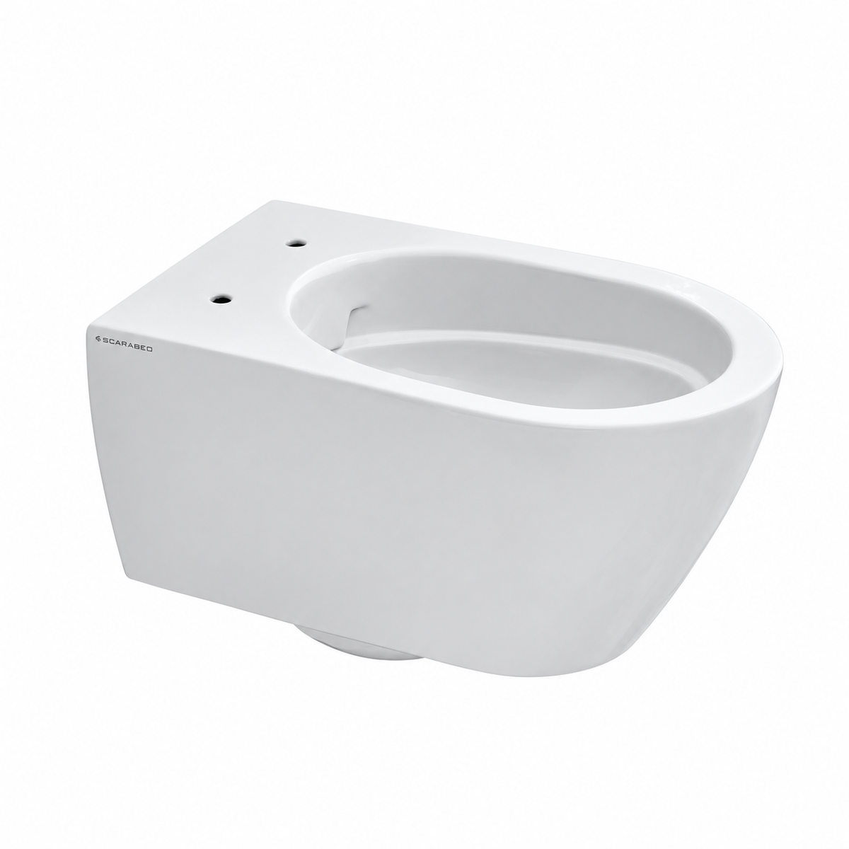 Vaso WC Sospeso Scarabeo Moon Clean Flush 50,5x36 cm – Senza Brida con Sedile Incluso