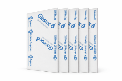 GYPROC Lastra Cartongesso Per Esterno Glasroc X 13 – 12,5 mm - Pedana 5 Lastre 120x200 cm (12 m²)