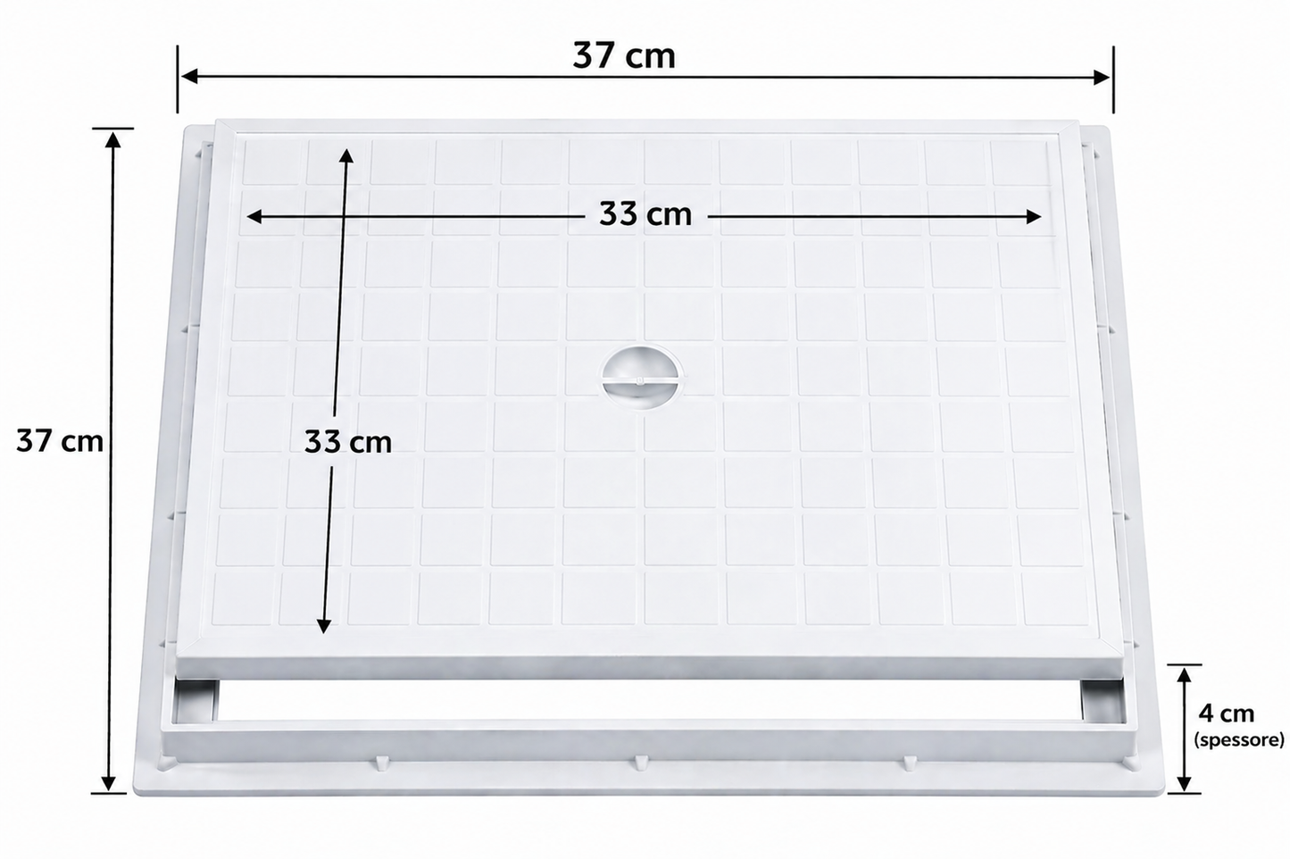 Couvercle de regard à cadre standard – Inspection interne et externe