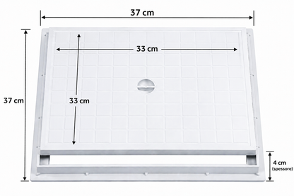 Couvercle de regard à cadre standard – Inspection interne et externe