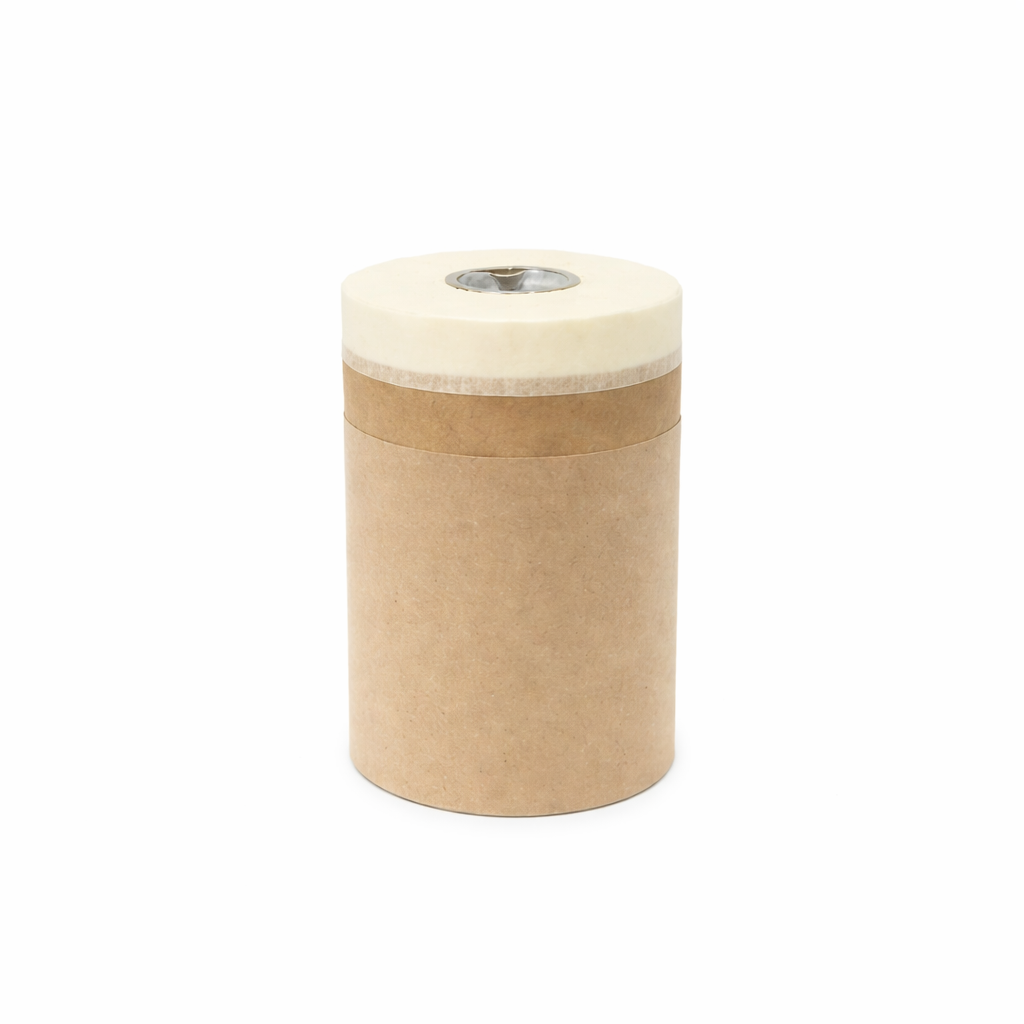 Nastro Carta per Battiscopa 18 cm x 20 m con Adesivo | Rotolo Mascheratura per Pittura e Imbianchini