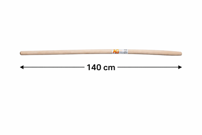 Manico in Legno di Faggio 140 cm per Badile, Vanga e Forca – Manico Conico ad Alta Resistenza