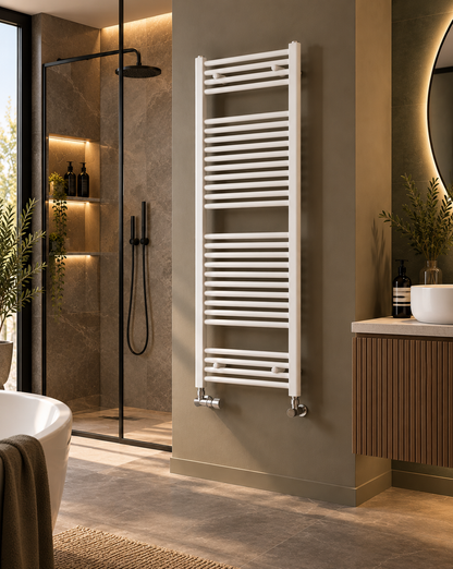 Zehnder - Termoarredo Scaldasalviette 1469x450 Bianco Interasse 400 | Aura